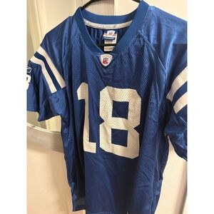 Reebok Peyton Manning Indianapolis Colts Blue NFL Jersey Youth XL 18 Football